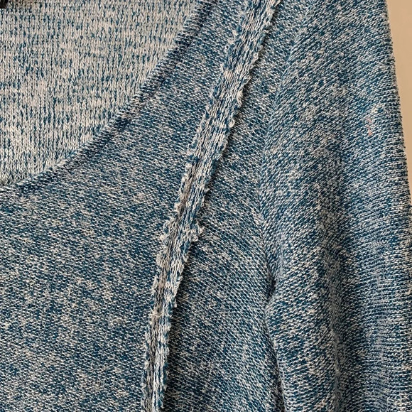 Windsor long sleeved blue textured top - Size S - Picture 4 of 6